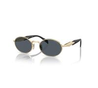 Prada Mujer PR 65ZS ZVN09T Gafas de sol Metal Oro Gris Redonda Normal