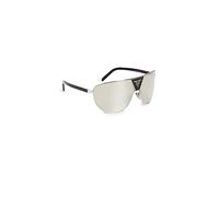 Prada Hombre PR 69ZS 1BC2B0 Gafas de sol Metal Plata Gris Cuadrada Reflejado