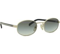 Prada Mujer Sunglass PR B53S - Color del Marco: Oro Pálido, Color de la Lente: Gris Degradado