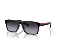 Prada Linea Rossa Hombre PS 05YS 1AB09U Gafas de sol Inyectado Negro Gris Cuadrada Normal Sombreado