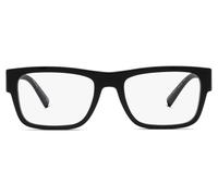 Prada Hombre PR 15YV 1AB1O1 Monturas ópticas Acetato Negro Transparente Cuadrada Normal
