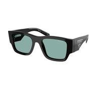 Prada Hombre PR 10ZS 16K40K Gafas de sol Acetato Negro Verde Pillow Normal