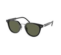 Prada Hombre PR 17YS 1AB03R Gafas de sol Acetato Negro Verde Pantos Polarizado
