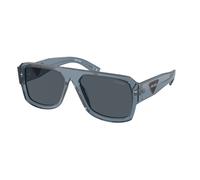 Prada Hombre PR 22YS 19O70B Gafas de sol Acetato Gris Gris Piloto Normal