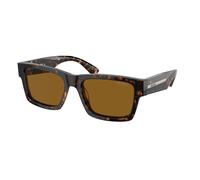 Prada Hombre PR 25ZS 2AU0B0 Gafas de sol Acetato Tortuga Marrón Cuadrada Normal