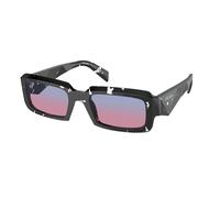 Prada Hombre PR 27ZS 15O60E Gafas de sol Acetato Negro Azul Geométrico Normal Sombreado