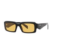 Prada Hombre PR 27ZS 16K70A Gafas de sol Acetato Negro Amarillo Geométrico Normal