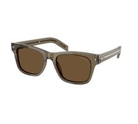 Prada Hombre PR A17S 18T70F Gafas de sol Acetato Marrón Marrón Cuadrada Normal