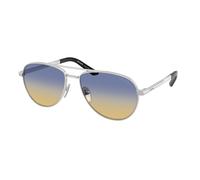 Prada Hombre PR A54S 27506Z Gafas de sol Metal Plata Rosa Piloto Normal