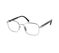 Prada Hombre PR A55V 1BC1O1 Monturas ópticas Metal Plata Transparente Cuadrada Normal