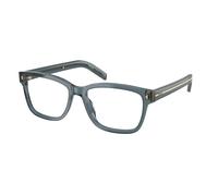 Prada Hombre PR B10V 17T1O1 Monturas ópticas Acetato Azul Transparente Cuadrada Normal