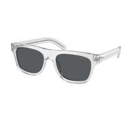Prada Hombre PR B12S 12R07T Gafas de sol Acetato Gris Azul Pillow Normal