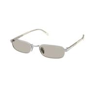 Prada Hombre PR B54S 1BC30P Gafas de sol Metal Plata Marrón Cuadrada Normal