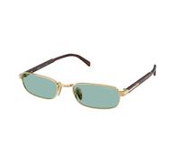 Prada Hombre PR B54S 5AK40K Gafas de sol Metal Oro Verde Cuadrada Normal