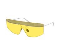 Prada Hombre PR B55S 1BC20O Gafas de sol Metal Plata Amarillo Geométrico Normal