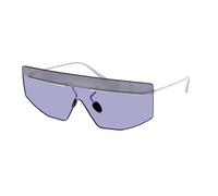 Prada Hombre PR B55S 1BC70P Gafas de sol Metal Plata Violeta Geométrico Normal