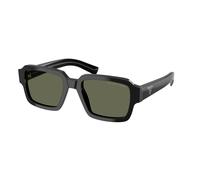 Prada Hombre Prada PR 02ZS 1AB03R Gafas de sol Acetato Negro Verde Cuadrada Polarizado