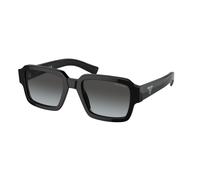 Prada Hombre Prada PR 02ZS 1AB06T Gafas de sol Acetato Negro Gris Cuadrada Normal Sombreado