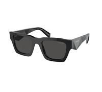 Prada Hombre Prada PR A06S 16K08Z Gafas de sol Acetato Negro Gris Pillow Normal