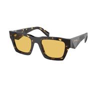 Prada Hombre Prada PR A06S 16O10C Gafas de sol Acetato Marrón Amarillo Pillow Normal