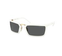 Prada Hombre Prada PR A11S 4615S0 Gafas de sol Acetato Blanco Gris Geométrico Normal