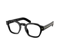 Prada Hombre Sunglass PR A16S - Color del Marco: Negro, Color de la Lente: Clear Blue-Violet Light Filter