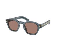 Prada Hombre Prada PR A16S 17T05D Gafas de sol Acetato Azul Marrón Pantos Normal