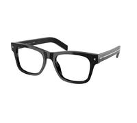 Prada Hombre Prada PR A17S 16K60K Gafas de sol Acetato Negro Transparente Cuadrada Antiluz azul