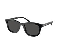 Prada Hombre Prada PR A21S 16K08Z Gafas de sol Acetato Negro Gris Pillow Normal