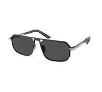 Prada Hombre Prada PR A53S 1BO5S0 Gafas de sol Metal Negro Gris Pillow Normal