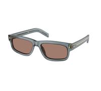 Prada Hombre Prada PR B11S 17T05D Gafas de sol Acetato Azul Marrón Cuadrada Normal