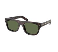 Prada Hombre PR B12S 17N20G Gafas de sol Acetato Tortuga Verde Pillow Polarizado