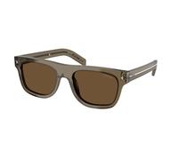 Prada Hombre PR B12S 18T70F Gafas de sol Acetato Marrón Marrón Pillow Normal