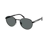 Prada Hombre PR B51S 1AB5Z1 Gafas de sol Metal Negro Gris Redonda Polarizado