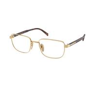 Prada Hombre Prada PR B51V 5AK1O1 Monturas ópticas Oro Cuadrada Normal