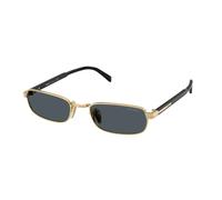 Prada Hombre Prada PR B54S 5AK70B Gafas de sol Metal Oro Gris Cuadrada Normal