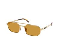 Prada Hombre Prada PR D53S 24J50P Gafas de sol Metal Oro Marrón Geométrico Normal