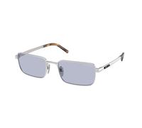 Prada Hombre Prada PR D54S 04K30X Gafas de sol Metal Plata Azul Cuadrada Normal