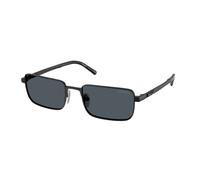 Prada Hombre Prada PR D54S 7AB70B Gafas de sol Metal Negro Gris Cuadrada Normal