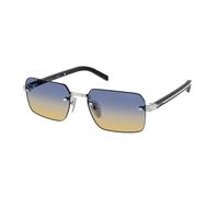 Prada Hombre Prada PR D55S 1BC50E Gafas de sol Metal Plata Amarillo Cuadrada Normal