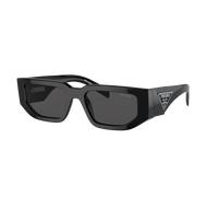 Prada Hombre Sunglass PR 09ZS - Color del Marco: Negro, Color de la Lente: Gris Oscuro