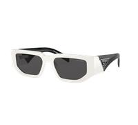 Prada Hombre Sunglass PR 09ZS - Color del Marco: Talco, Color de la Lente: Gris Oscuro