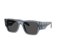 Prada Hombre Sunglass PR 10ZS - Color del Marco: Océano transparente, Color de la Lente: Gris Oscuro