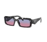 Prada Hombre Sunglass PR 27ZS - Color del Marco: Carey cristal negro, Color de la Lente: Gris Oscuro