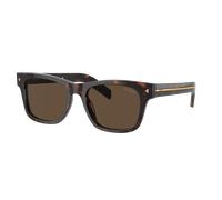 Prada Hombre Sunglass PR A17S - Color del Marco: Carey Radica, Color de la Lente: Marrón Oscuro