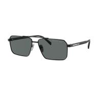Prada Hombre Sunglass PR A57S - Color del Marco: Negro, Color de la Lente: Polarized Gris Oscuro