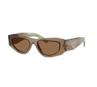 Prada Hombre Sunglass PR B19S - Color del Marco: Terra, Color de la Lente: Marrón claro