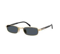 Prada Hombre Sunglass PR B54S - Color del Marco: Oro, Color de la Lente: Gris Oscuro