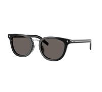 Prada Hombre Sunglass PR C01SD - Color del Marco: Negro, Color de la Lente: Gris Oscuro