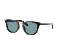 Prada Hombre Sunglass PR C01SD - Color del Marco: Negro, Color de la Lente: Polarizadas verde